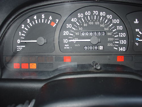 1989 Vauxhall Cavalier Mk3 2.0i SRI  Hatchback Speedometer