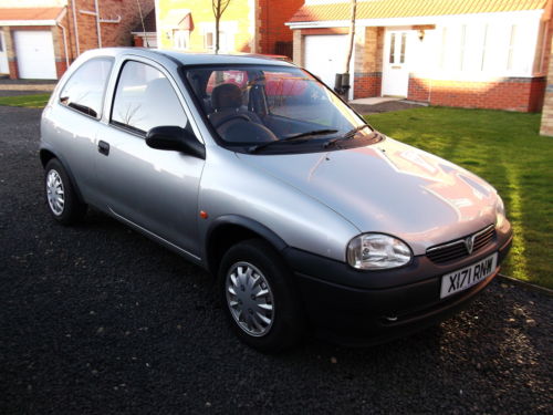 2000 vauxhall corsa envoy 1.0 12v silver 1