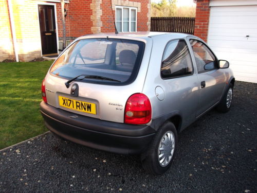 2000 vauxhall corsa envoy 1.0 12v silver 2