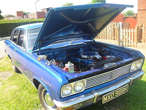 1972 vauxhall cresta deluxe 3.3l engine bay 1