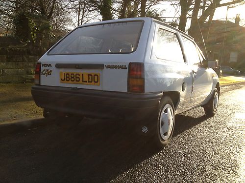 1991 Vauxhall Nova 1L 4