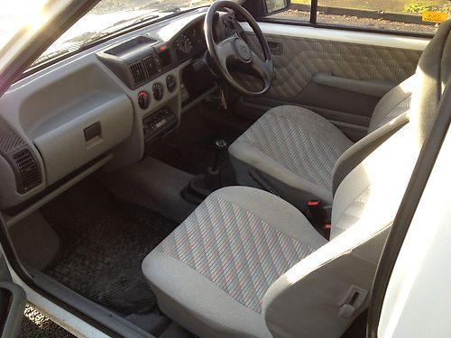1991 Vauxhall Nova 1L Interior