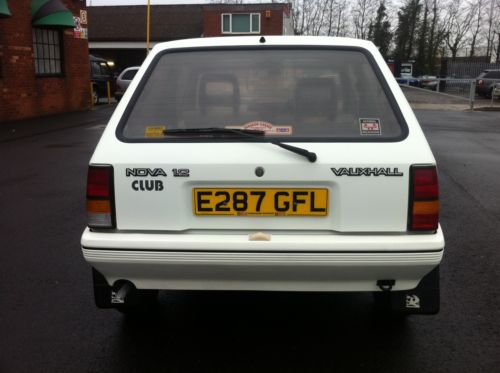 1987 vauxhall nova club white 5