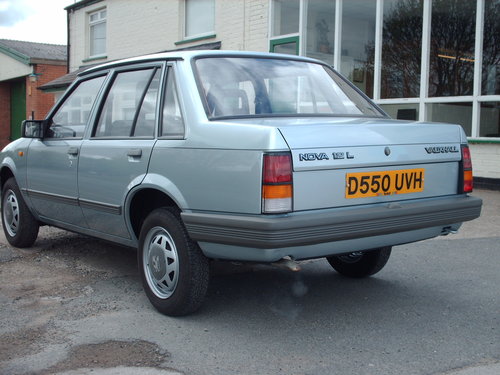 1986 Classic Vauxhall Nova 1.2L 4 DR Saloon 3
