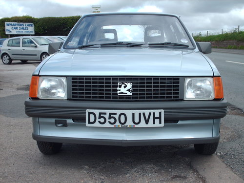 1986 Classic Vauxhall Nova 1.2L 4 DR Saloon Front