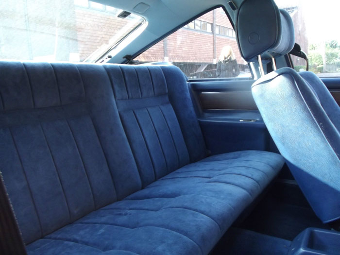 1980 Vauxhall Royale Coupe Rear Interior