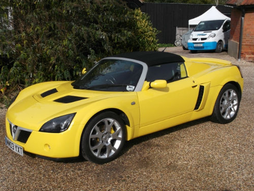 2003 vauxhall vx220 2.0i 16v turbo roadster yellow 1