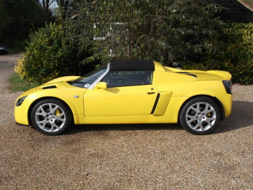 2003 vauxhall vx220 2.0i 16v turbo roadster yellow 3