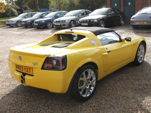 2003 vauxhall vx220 2.0i 16v turbo roadster yellow 4