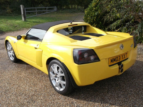 2003 vauxhall vx220 2.0i 16v turbo roadster yellow 5