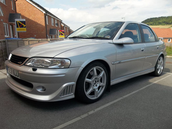 2001 vauxhall vectra gsi v6 silver 1