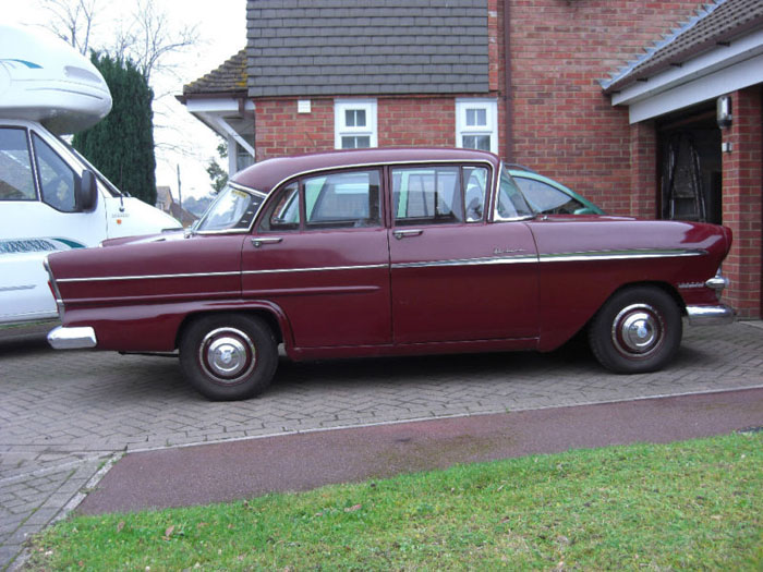 1960 vauxhall victor deluxe maroon 4