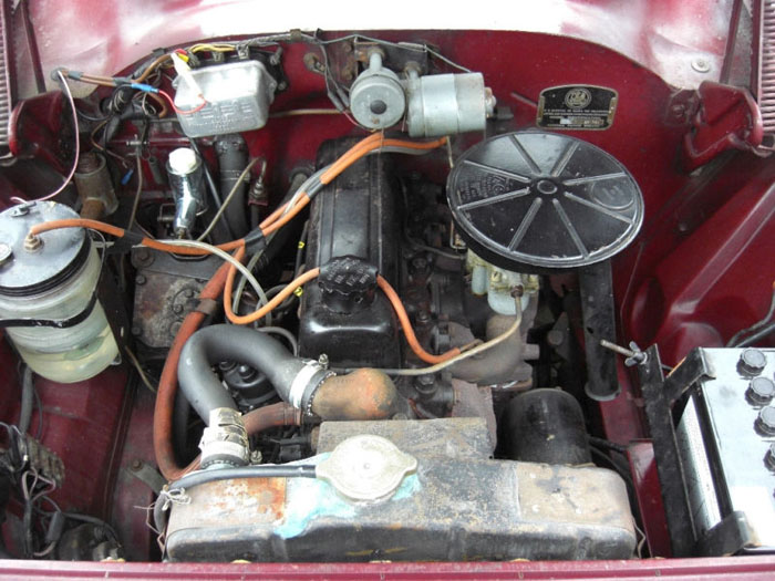 1960 vauxhall victor deluxe maroon engine