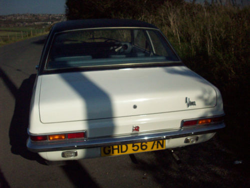 1974 vauxhall viva 1256cc deluxe white back