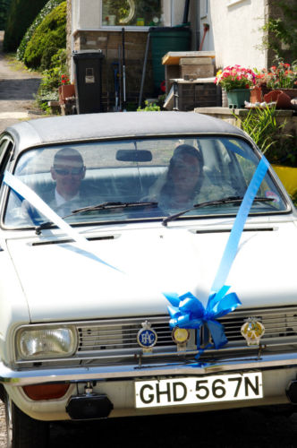 1974 vauxhall viva 1256cc deluxe white front wedding