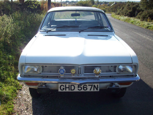 1974 vauxhall viva 1256cc deluxe white front