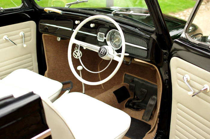 1961 Volkswagen Beetle Karmann Cabriolet Interior