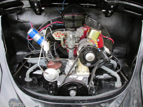 1961 Volkswagen Beetle 1200 Engine Bay