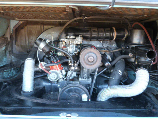 1972 Volkswagen Camper T2 Engine Bay