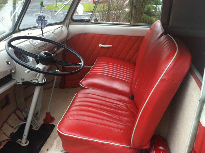 1964 vw splitscreen camper panel van interior 1