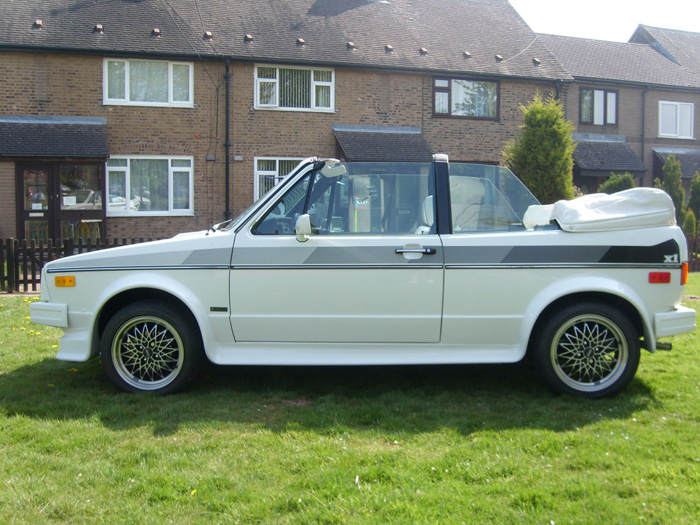 1986 Volkswagen Golf MK1 1.8 GTI Cabriolet LE Left Side