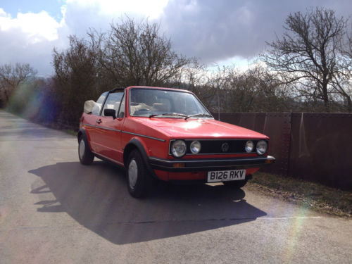 1985 Volkswagen Golf MK1 1.6 GL Cabriolet 1