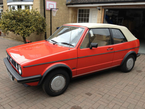 1985 Volkswagen Golf MK1 1.6 GL Cabriolet 2