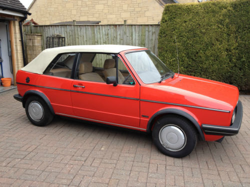 1985 Volkswagen Golf MK1 1.6 GL Cabriolet 4