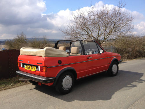 1985 Volkswagen Golf MK1 1.6 GL Cabriolet 5