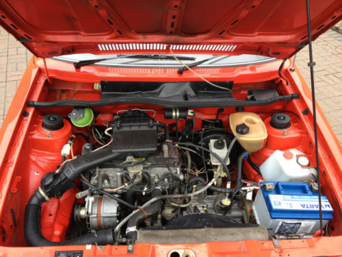 1985 Volkswagen Golf MK1 1.6 GL Cabriolet Engine Bay