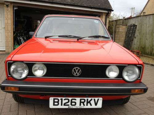 1985 Volkswagen Golf MK1 1.6 GL Cabriolet Front