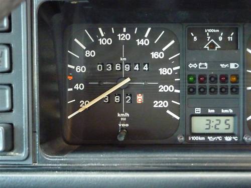 1983 volkswagen golf gti mk1 silver speedometer