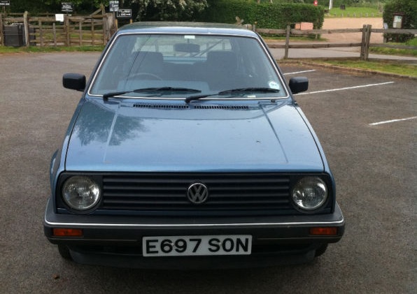 1987 volkswagen golf gl 1.8 auto blue front