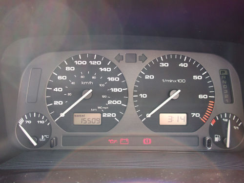 1997 concours vw volkswagen golf cabriolet speedometer