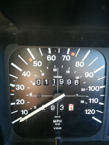 1983 Volkwagen Jetta GL Speedometer