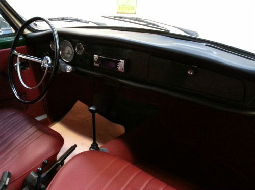 1969 Volkswagen Karmann Ghia Dashboard Steering Wheel