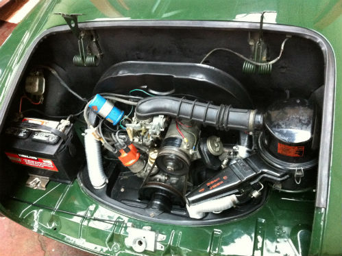 1969 Volkswagen Karmann Ghia Engine Bay