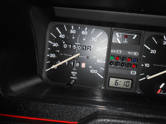 1985 Volkswagen Polo 1.3 S Coupe Speedometer