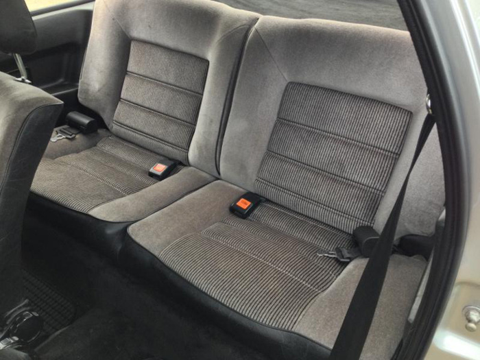 1982 Volkswagen Scirocco 1.6 GL Rear Interior