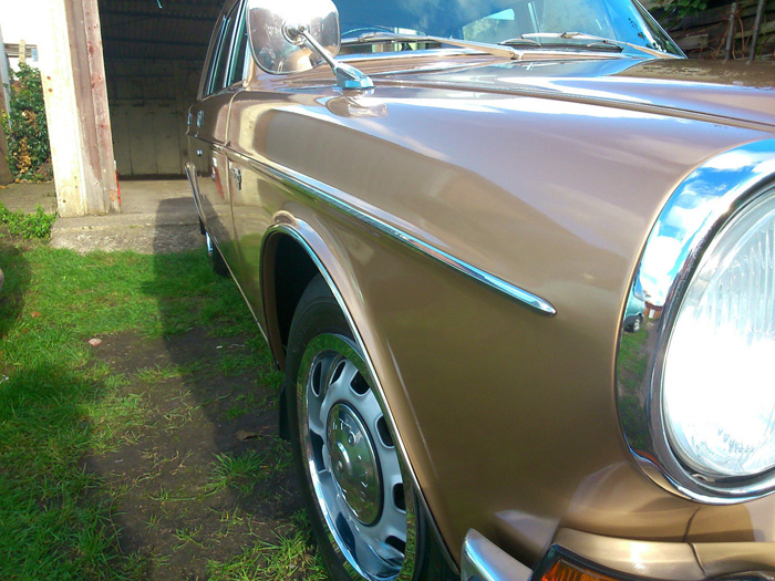 1972 Volvo 164 Automatic Right Side Closeup