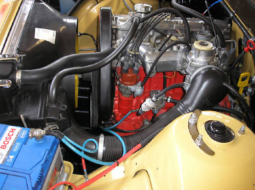 1979 volvo 244 dl auto engine bay 2