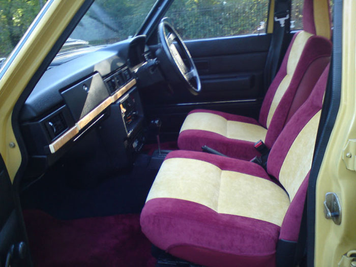1979 volvo 244 dl auto yellow interior 1
