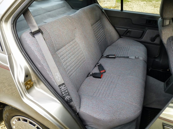 1991 Volvo 340 LE Rear Interior