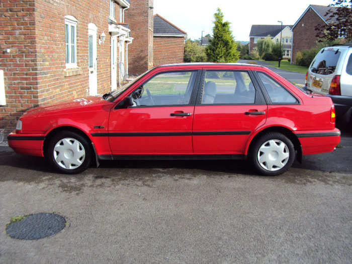 1994 volvo 440 li red 3