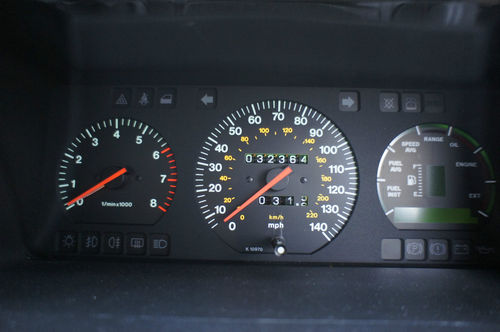 1988 Volvo 480 ES 1.7 Dashboard Gauges