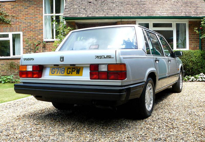 1989 volvo 740 gl silver 3