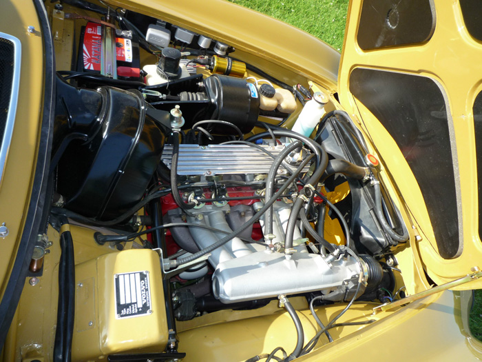1971 Volvo P1800E Engine Bay