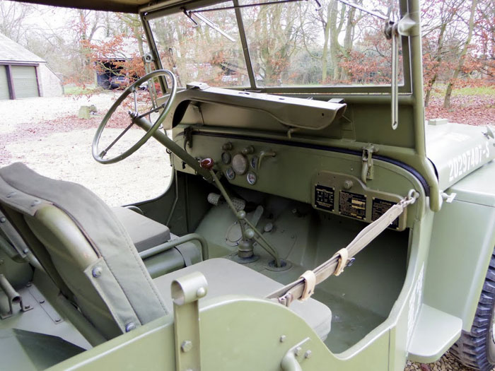 genuine world war ii 1944 willys jeep interior 1
