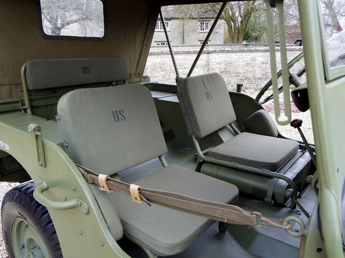 genuine world war ii 1944 willys jeep interior 2