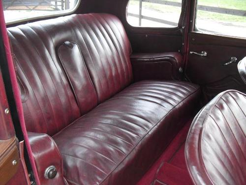 1947 wolseley 12 48 saloon ex police car back seats